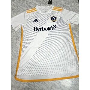 Adidas LA Galaxy Soccer Jersey MLS white IZ0508 soccer futbol Women’s Large NEW